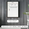 thumbnail image 7 of Craig Frames 24x36 Picture Frame - Black Style 1"WB3 1 Inch MDF Moulding - Wall Display Frame for Art, Posters, or Photos, 7 of 7