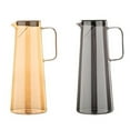 thumbnail image 5 of Borosilicate Glass Carafe With Lid - Heat Resistant Water Pitcher for Hot & Cold Beverages, Dishwasher Safe (Amber, Gray), 5 of 7