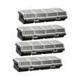 thumbnail image 3 of 4 cajas organizadoras de tornillos con compartimentos, divisores y compartimentos para clavos, tuercas y componentes electrónicos. Ideal para banco de Negro, 3 of 8