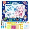 Super Large Magical Kids Water Canvas Drawing Pad Coloring Doodle Mat (D)