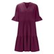 thumbnail image 5 of Vestido de Verano de Manga Corta para las Mujeres una Línea de Playa Casual, Bolsillos de Primavera Suelto Vestido de Poliéster, 5 of 9