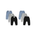thumbnail image 2 of BemeyourBBs 3 Pack Waffle Texture Pants for Baby Boy Newborn Infant Soft Solid Color Toddler Boys Trousers, 2 of 9