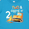 thumbnail image 4 of Inktastic Two and Digging It Bulldozer 2nd Birthday Boys or Girls Baby T-Shirt, 4 of 5