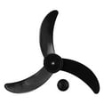 thumbnail image 2 of Electric Fan Blades 18inch Plastic Fan 3 Blades 8mm Center Bearing Thickened Replacement Parts Power Fan Blades, 2 of 11
