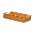 thumbnail image 4 of WeiLaiKeQi Fruit Basket Handmade Tabletop Woven Food Basket for Cupboard Shelves Spoons Orange L, 4 of 9