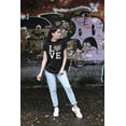 thumbnail image 4 of Autism Awareness Love Heart Women's T-shirt, S, Black (Multicolor), 4 of 5