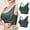 Green, variant on WREESH 2 Pack Racerback High Impact Sports Bras for Women No Underwire Yoga Workout Longline Wireless Posture Bra Side Buckle Crop Tank Tops Beige