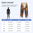 thumbnail image 4 of Yiaed Colorful Owl Tattoo Art Print Men's Lounge Pants, Loose PJ Bottoms, Long Pajama Pants for Men-Medium, 4 of 6