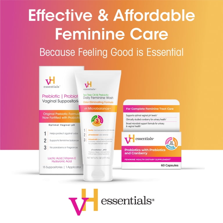 vH Essentials Probiotics with Prebiotics & Cranberry, 60 Capsules photo 7
