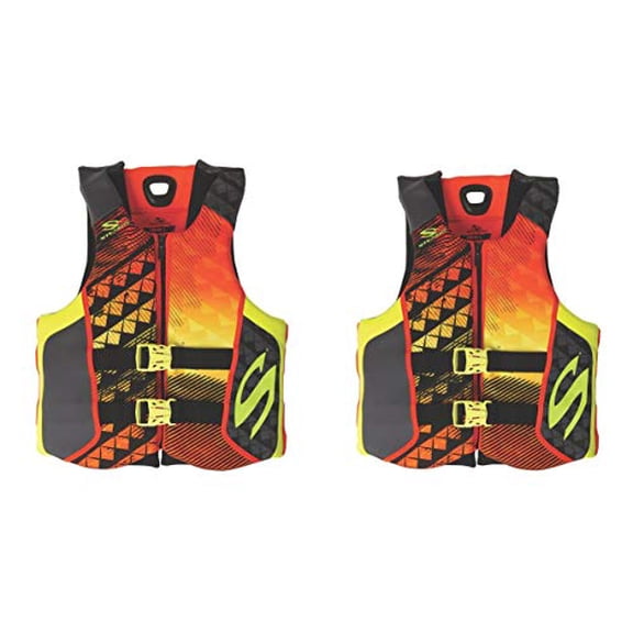 STEARNS HYDROPRENE LIFE VEST 2 PACK-ORANGE