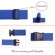 thumbnail image 3 of Paquete de 2 correas ajustables, correas para equipaje, correas de transporte, accesorios para maletas de viaje, paquete de 2, 3 of 5