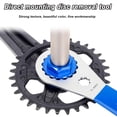 thumbnail image 3 of Accesorios para bicicletas Herramienta de anillo de bloqueo de plato de montaje directo para M7100 M8100 M9100 (+ llave) azul Barbie Nuevos Originales, 3 of 9