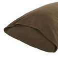 thumbnail image 4 of PiccoCasa 1Pc Silky-Soft 1800 Microfiber Long Body Pillowcase, Standard Brown 20"x48", 4 of 7