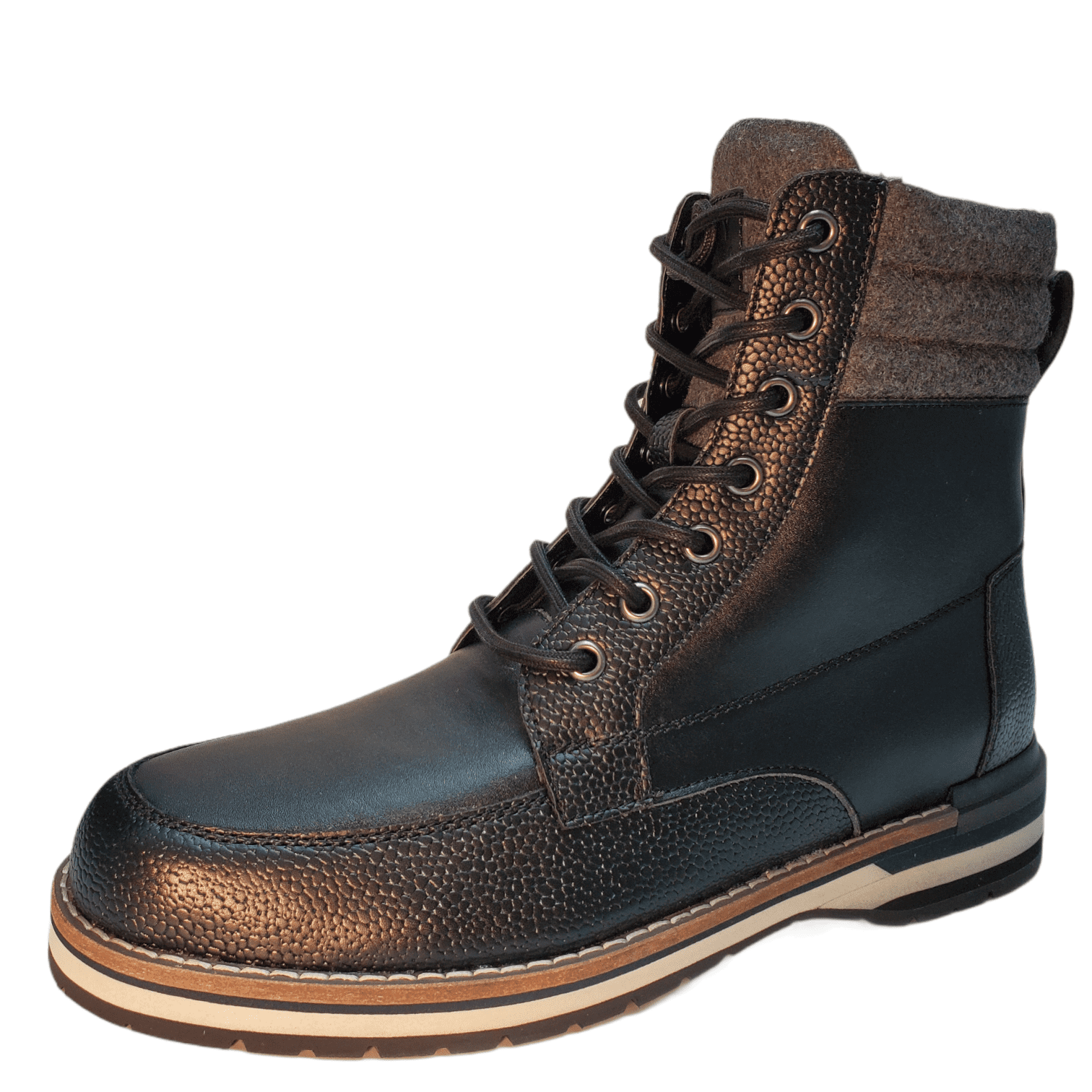 Johnston Murphy Mens Milson Waterproof Oiled Leather Chukka  display picture 3