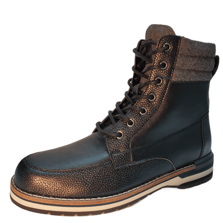 

DKNY Mens Winston Jack Leather Boots Black 8M US 7 UK 40.5 EU