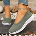 thumbnail image 2 of Women Casual Shoes Women's Knit Lightweight Walking Loafers Comfort Round Toe Soft Non Slip Casual Slip On Mom Shoes for Daily Work Outdoor Nurse Shoes, 2 of 7