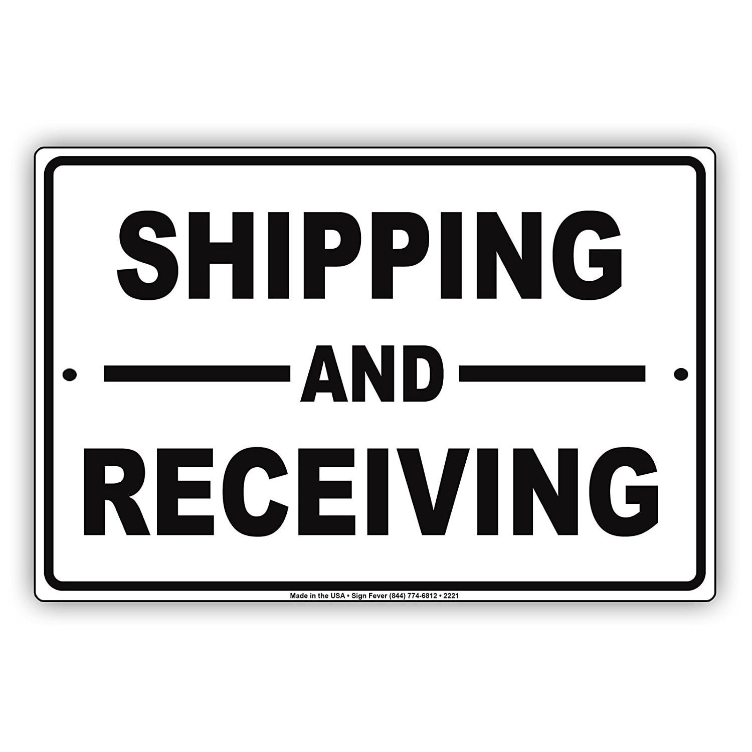 Shipping And Receiving Mail Drop Off Pick Up Dedicated Area Alert