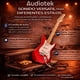 thumbnail image 4 of Guitarra Electrica AUDIOTEK con Amplificador 9V Y 5A Accesorios Incluidos Pua Correa Cable de Conexión Barra de Tremolo Herramienta de Ajuste Guitarras Musicales, 4 of 7
