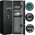 thumbnail image 1 of Kavey 5-6 Gun Safe, Biometric Fingerprint Long Gun Safe, Gun Storage Cabinet for Shotguns with Alarm System, Mute Funtion, Backlit Keypad & Inner Cabinet, 1 of 10