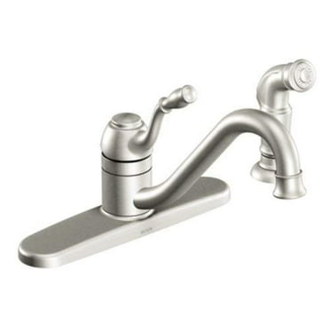 Moen CA87009SRS Kitchen Faucet with Side Spray from The Lindley Collection, Spot Resist Stainless