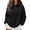 C94 Black, variant on CONZONE Womens Oversized Hoodies Long Sleeve Leopard Hooded Sweatshirts for Women Drawstring Fall Winter Pullover Tops