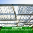 thumbnail image 4 of Farm Plastic Supply - White Shade Cloth - 50% - Mesh Fabric for Fence Privacy Screen, Garden Shade, Mesh Fence Screening, Shade Cloth Rolls, Wind Screen (12' x 75'), 4 of 5