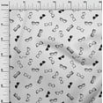 thumbnail image 2 of oneOone Cotton Poplin White Fabric Goggles Fashion Quilting Supplies Print Sewing Fabric By The Yard 42 Inch Wide, 2 of 4