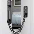 thumbnail image 5 of ifundom Black Stainless Steel Door Chain Lock, Anti-Theft Security Door Guard for Home Safety and, 5 of 6