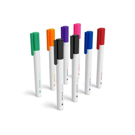 TRU RED Pen Dry Erase Markers Fine Tip Assorted 8/Pk TR56881