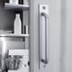 thumbnail image 2 of de de la puerta del gabinete Accesorios de aleación de aluminio para mesitas de noche y librerías, de instalar y usar Plata 160mm, 2 of 8
