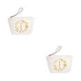 thumbnail image 4 of ZLight Exquisite Craft Letter Bag - Wide Application For Women For Mother Women Cosmetic Toiletry Bags E 2Set, 4 of 6