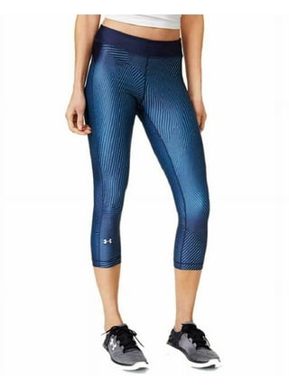 Under Armour Pants Womens Medium Blue Capri Heat Gear Comfort Athletic  Ladies