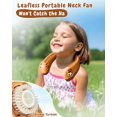 thumbnail image 3 of Ventilador de cuello FANSEXPERT para niños, recargable, 2400 mAh, 3 velocidades, 3 of 6