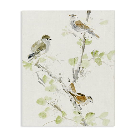 Stupell Industries Transitional Delicate Feathers Abstraction Canvas Art, 16 x 20, by Lorenzo Collective