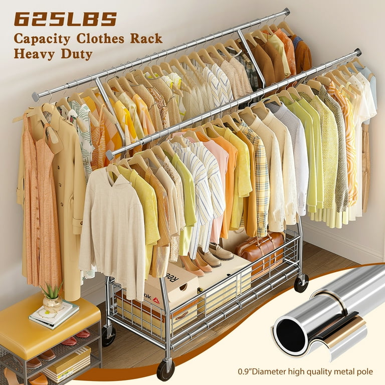 Amazon.com: Xiofio 6 Tiers Heavy Duty Garment Rack, Storage