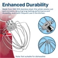thumbnail image 4 of MMOBIEL Stainless Steel Whip Attachment for KitchenAid K45 KSM15, 4 of 6