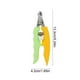 thumbnail image 2 of Cortaúñas para perros y gatos | Diseño de mango de cola de pez | Hoja en forma de media luna | Tope de seguridad ajustable | Empuñadura suave antideslizante | Herramienta de corte manual |, 2 of 5