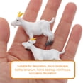 thumbnail image 3 of Miangastore 6Pcs Simulated Goat Figurines Small Goat Statues Fake Goat Modeling Crafts Desktop Mini Goat Decors, 3 of 8