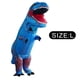thumbnail image 2 of Disfraz inflable de tiranosaurio, disfraz de Halloween, juego de rol, disfraz inflable de dinosaurio musculoso realista, 2 of 5