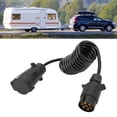 thumbnail image 4 of Cable de extensión para enchufe de remolque, 2 metros, 7 pines, Metal, estándar europeo, accesorio para coche Jadeshay A, 4 of 8