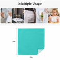 thumbnail image 4 of Turquoise Cloth Napkins, Modern Pure Turquoise Washable and Reusable Dinner Napkins Set of 8, Table Napkin for Kitchen Party Birthday Wedding Hotel Housewarming 20"x20", 4 of 8