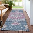 thumbnail image 6 of Addison Rugs Chantille Indoor/Outdoor Transitional Geometric, Abstract Blue Washable Runner Rug, 2'3" x 7'6", 6 of 6