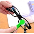 thumbnail image 4 of TORUBIA Portable Glasses Wipe, 5 Packs Multifunctional Portable Glasses Brush Mini Sunglasses Microfiber Spectacles Cleaner(Random Color), 4 of 9