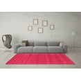 thumbnail image 3 of Ahgly Company Machine Washable Indoor Rectangle Abstract Pink Contemporary Area Rugs, 5' x 7', 3 of 4