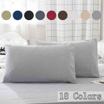 Bxaolu Cooling Pillow Cases for Hot Sleepers, King Size Set of 2, Soft & Breathable Pillow Covers with Envelope Closure,Gift, Light Grey, 20x35 Inches