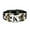 K, variant on Vintage Beaded Bracelet English Letter Flower Leather Bracelet for Men and Women Versatile Time Gem Weaving Beaded Handicraft Gift