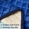 thumbnail image 5 of Velvet Antislip Large Recliner Slipcover Navy Blue (28" Seat), 5 of 6