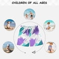 thumbnail image 6 of FORMRS Boys Swim Trunks Quick Dry Mesh Liner Boardshorts Sizes XS-XL, Green Drawing, 6 of 7