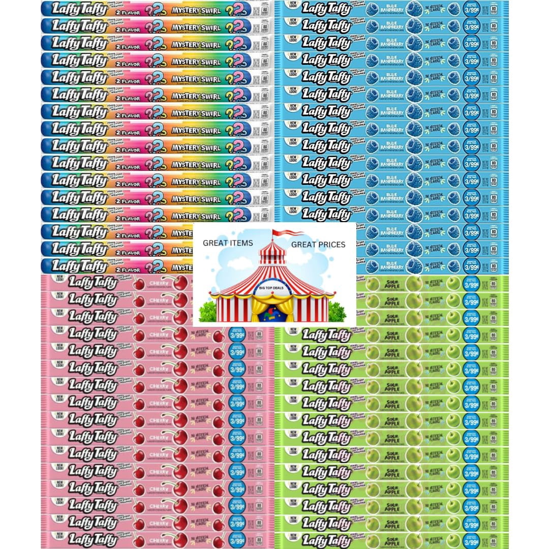 Bulk Candy Mix Variety Pack 10 LB – 192 Count Individually Wrapped Assorted Candy for Parties, Office Snacks, Pinatas, Events, Treat Bags, Gift Sharing, Fun Mix for All Ages