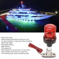 thumbnail image 3 of Lumière d'Ancre de Bateau, Base en Acier Inoxydable 6dans Toute la Lumière Ronde de Poupe pour Yachet Blanc Chaud, Rouge, Vert, 3 of 8
